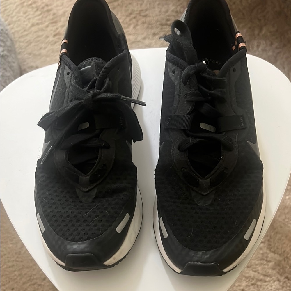 Nike Black and Gray Running Shoes